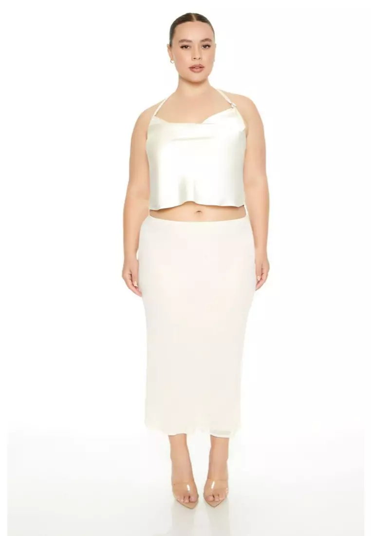 Long chiffon skirt forever 21 shop