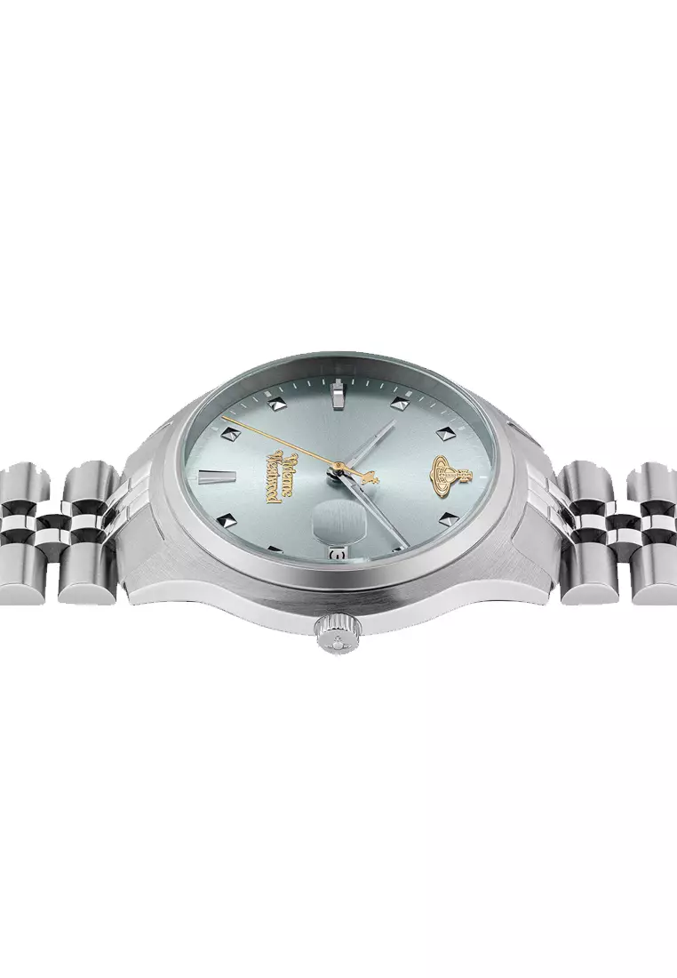 Camberwell Watch In Blue/Silver VV261