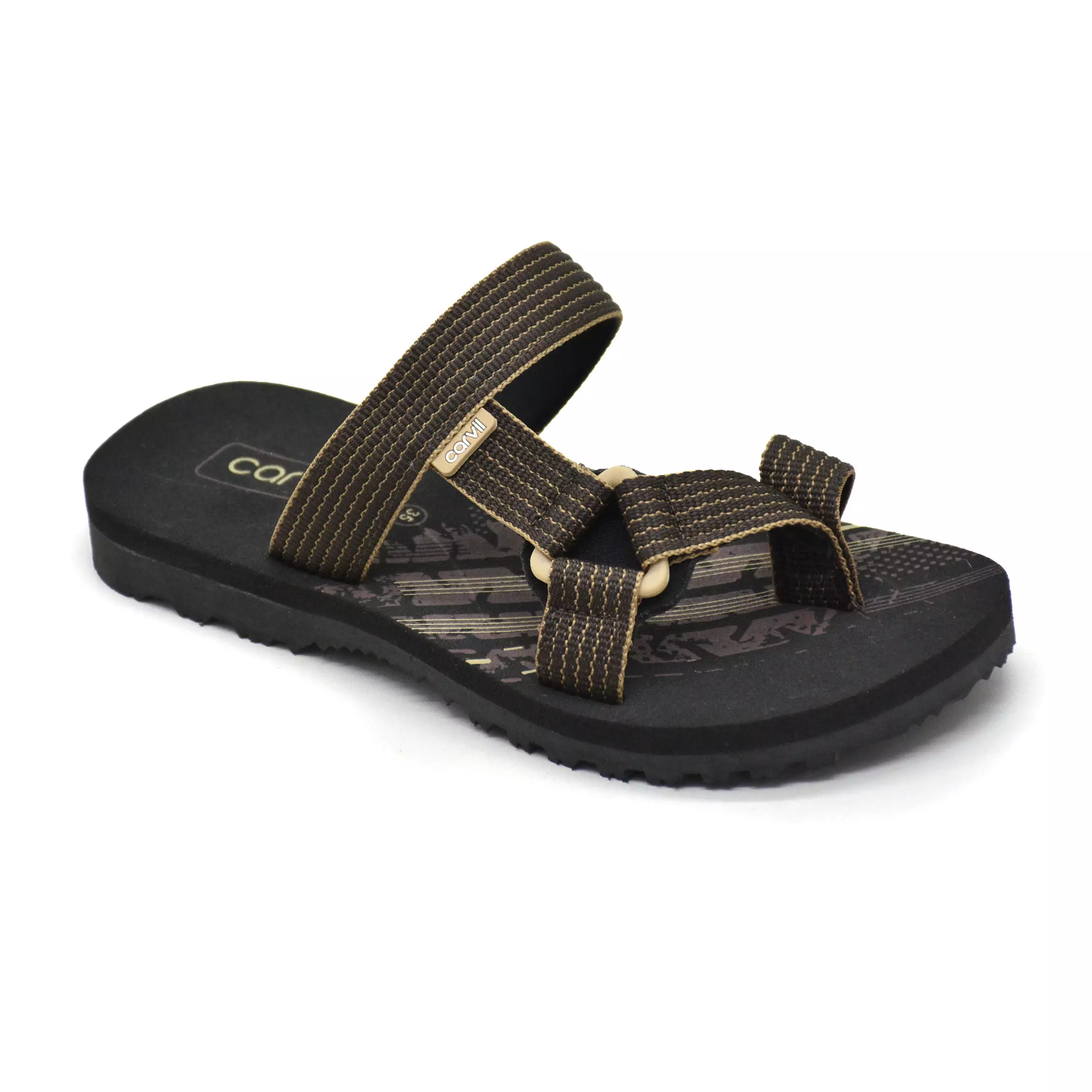 Carvil Sandal Anak Spextra Jr-S08 TP Brown/ Beige