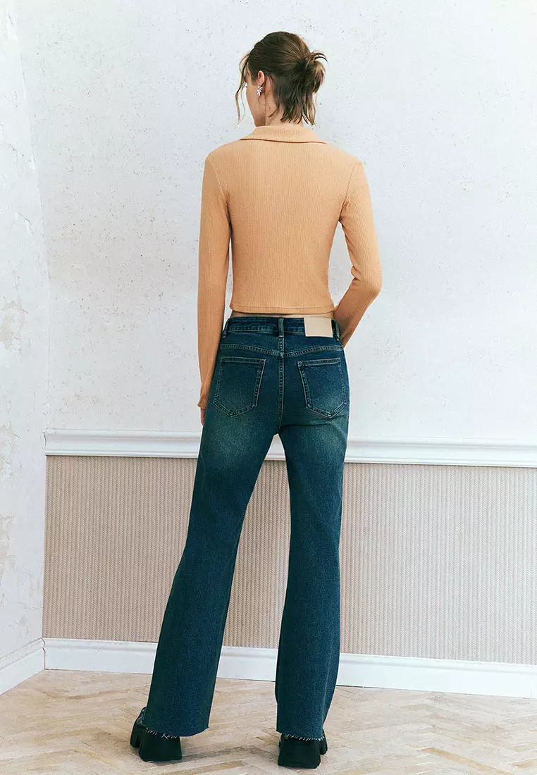 Collared Neck Skinny T-Shirt