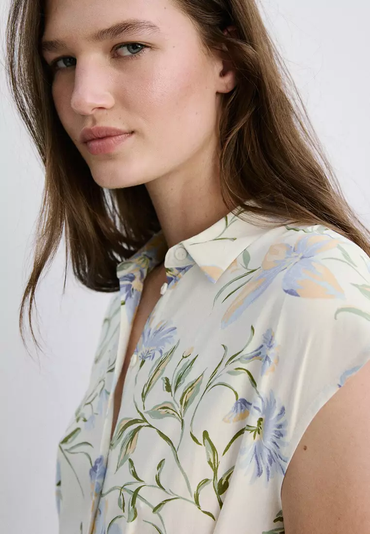 Flowy Flower Printed Dress