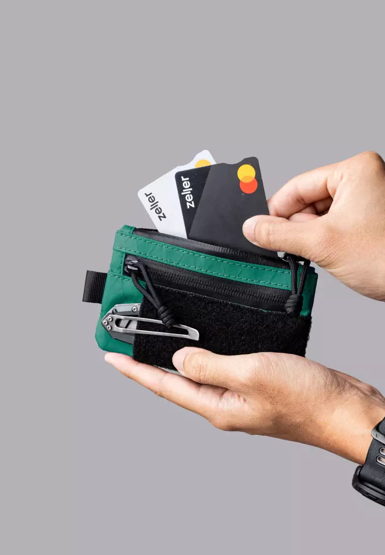 Alpaka Zip Pouch Pro Hook & Loop - Cadmium Green