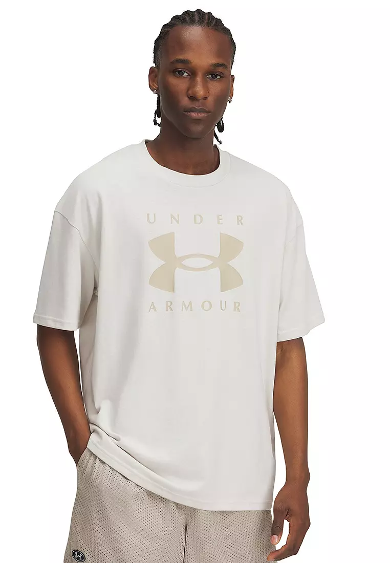 Heavyweight Oversized Branded Short Sleeve Tee