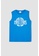 DeFacto blue Regular Fit Sleeveless Number Printed Cotton Singlet B8CA8KA3BA157EGS_1