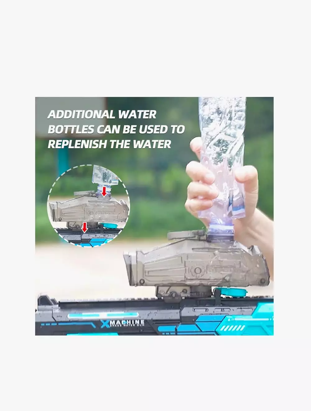 Playtime Fun M416 Space Electric Water Blaster - PFNCPS305312