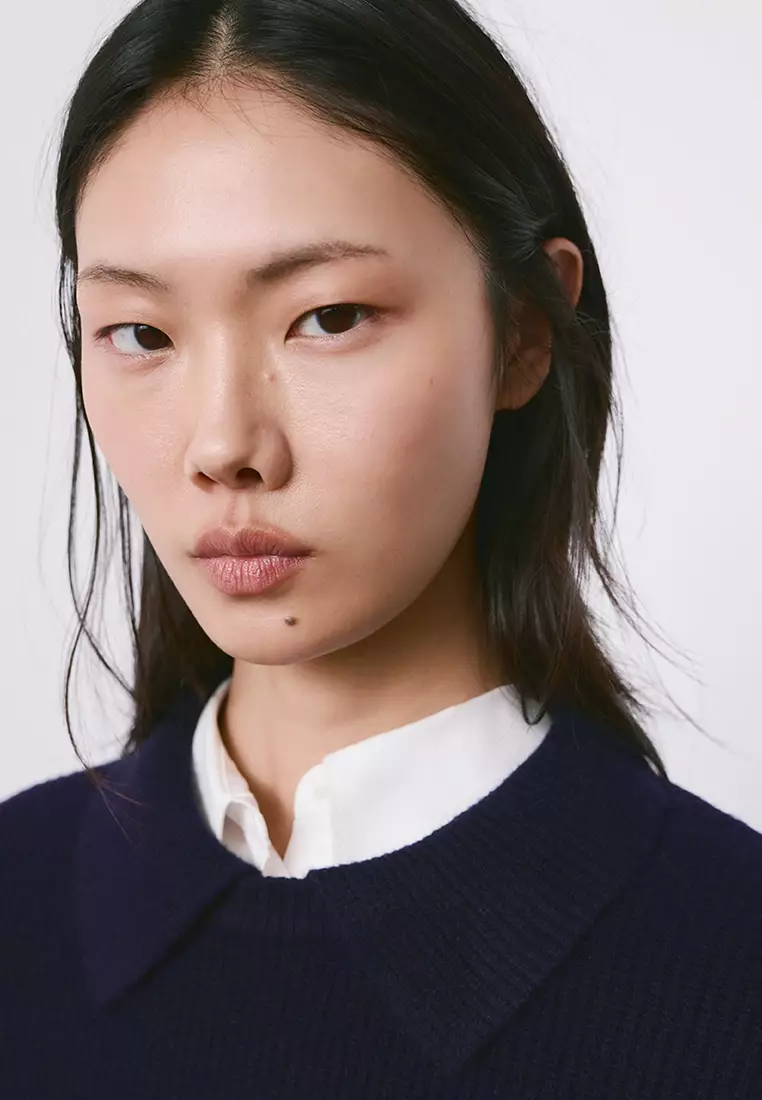 Knitted Polo-Neck Sweater