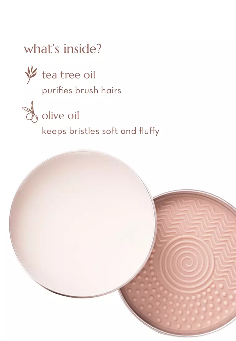 Makeup Brush Cleaner (Soap + Silicone Mat)