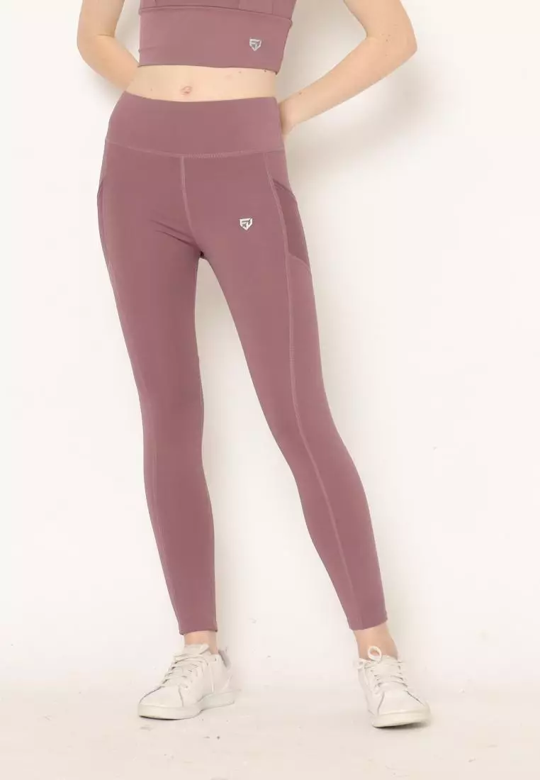 FITWEAR - ROSE SPORT LEGGING POCKET PJ MEDIUM WAIST - LAVENDER
