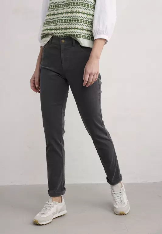 Seasalt Cornwall Petite Grey Lamledra Trousers