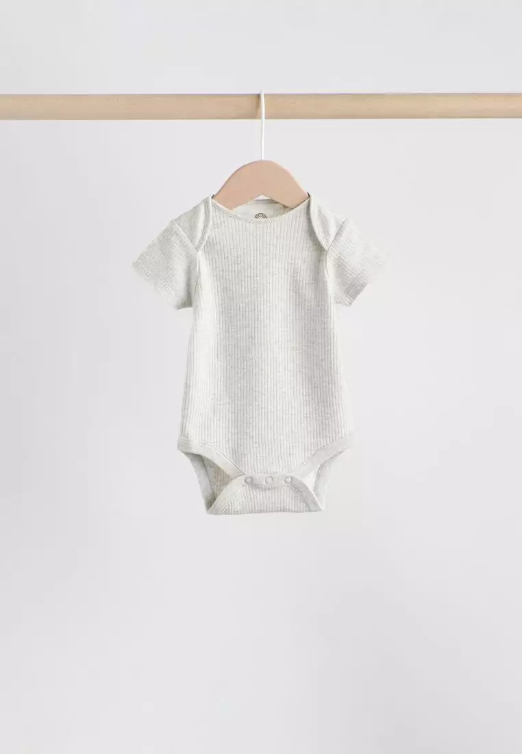 Short Sleeve Baby Bodysuits 5 Pack