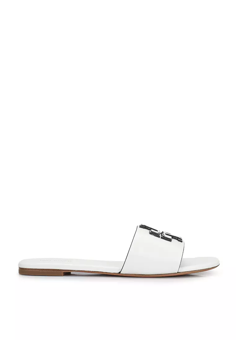 Tory burch ines shop flat slide sandals