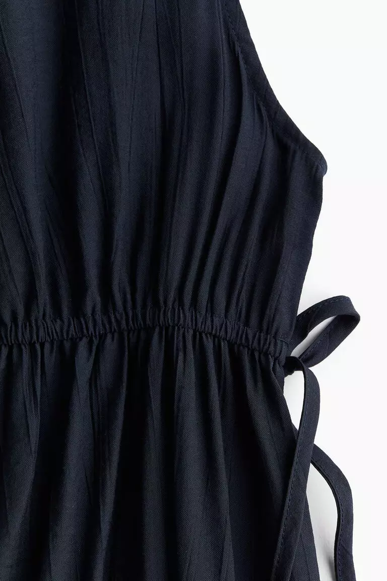 MAMA Pleat-detail dress