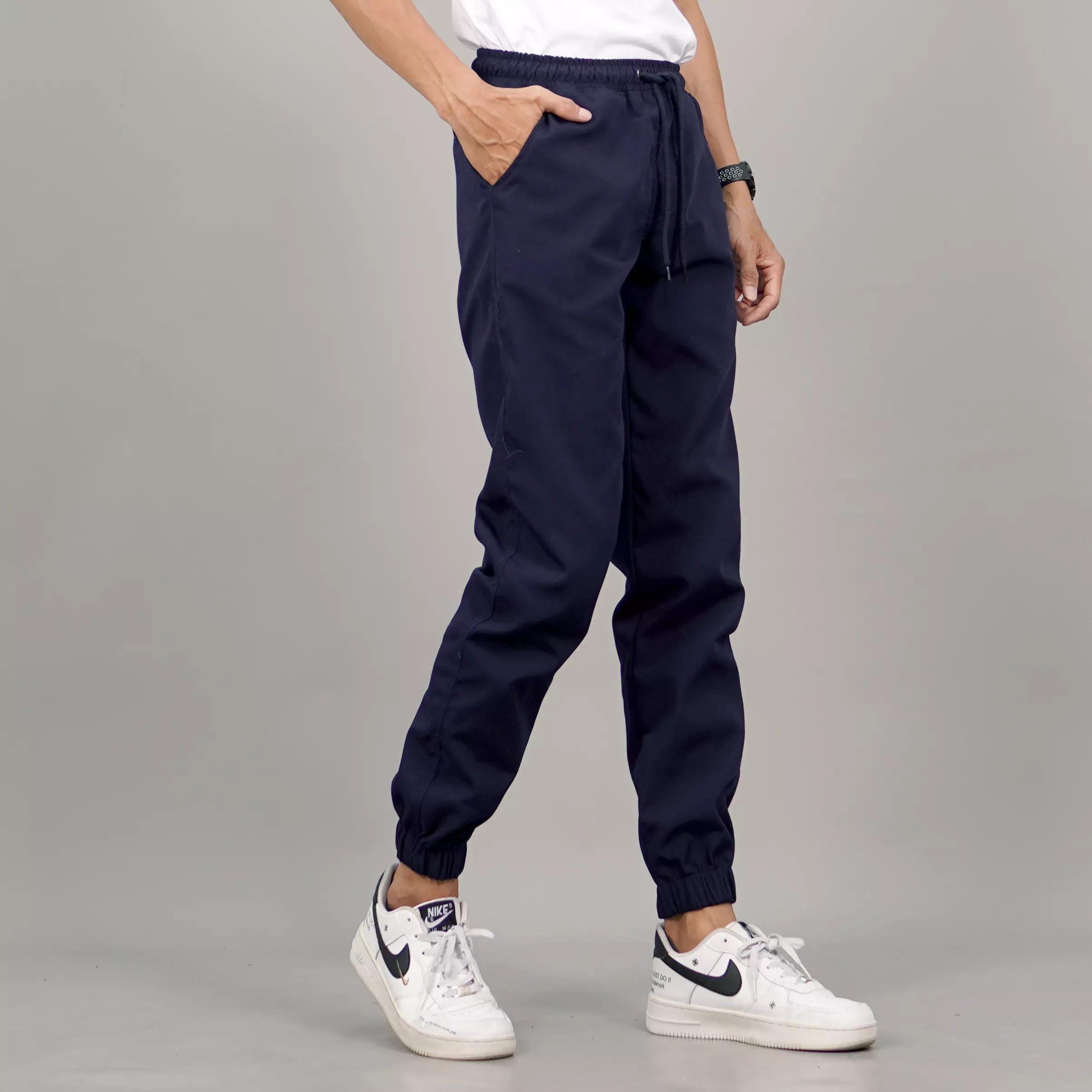 DION Celana Jogger Panjang Pria Jogger Pants Pria Joger Pants - NAVY