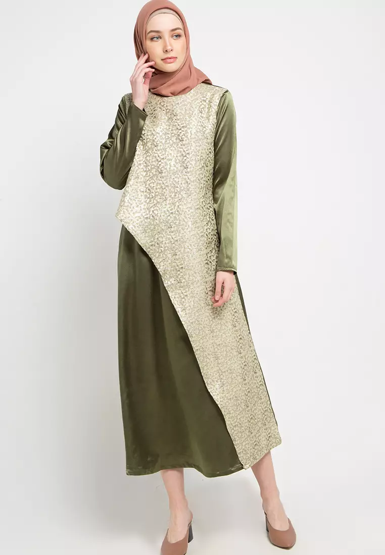 Sabia Maxi Dress In Brown