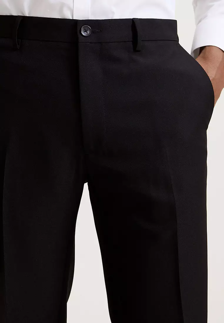 Skinny Fit Formal Trousers