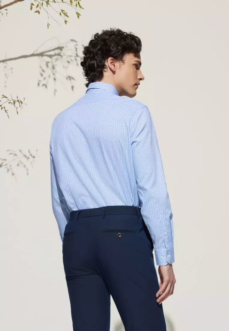 G2000 Non-Iron Silky Touch Smart Fit Check Shirt