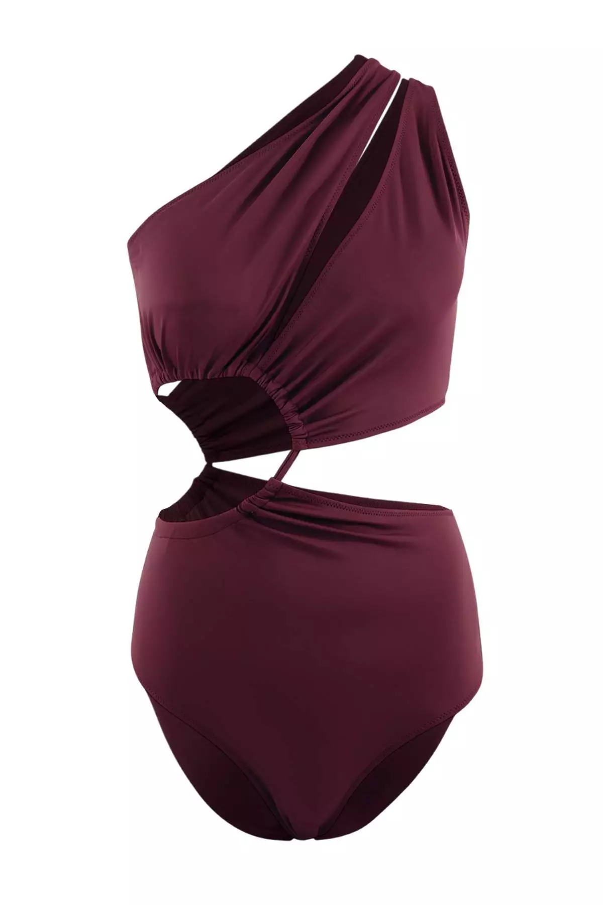 Plum Tunnel One-Shoulder Covered Regular Mayokini Tbess23Ma26