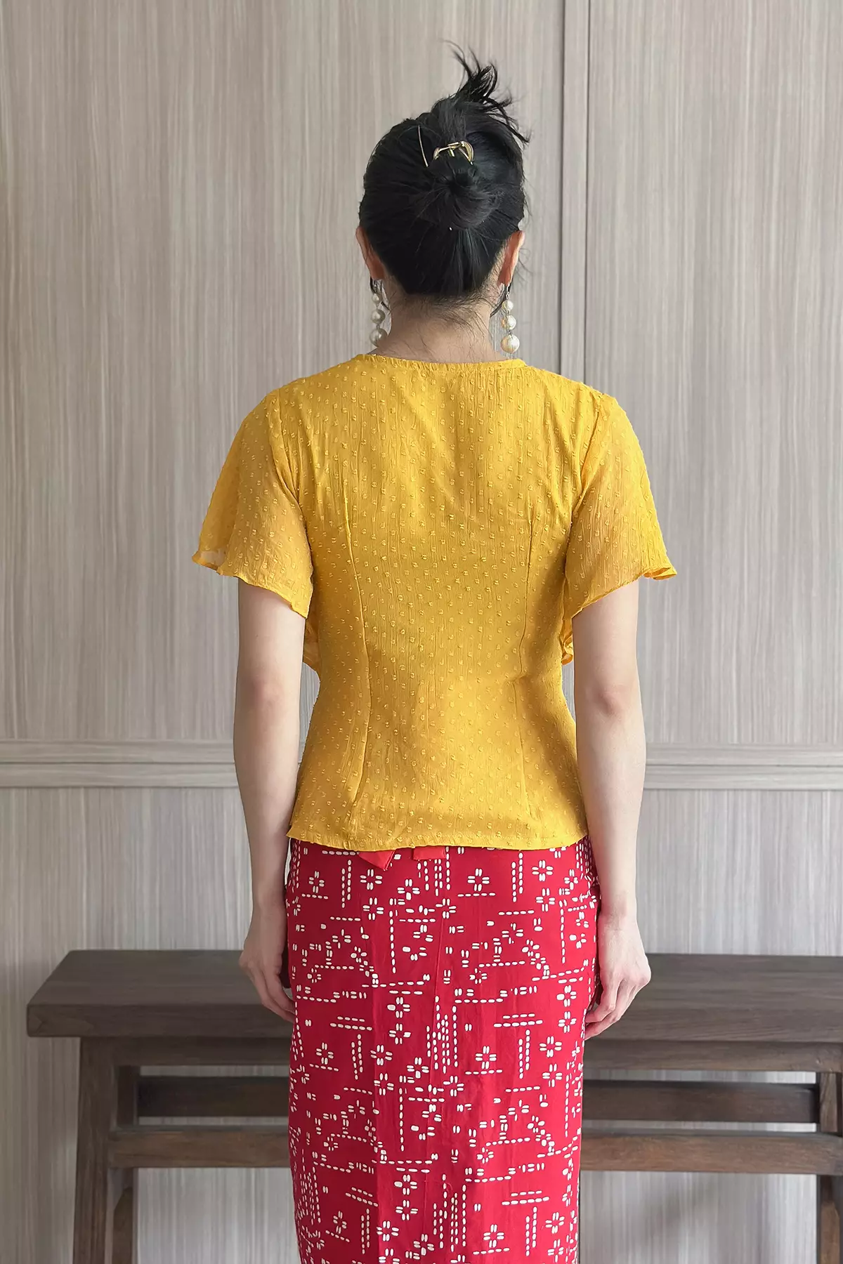 Soraya Megamendung Kunyit Kebaya