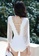 A-IN GIRLS white (2PCS) Sexy Mesh One Piece Swimsuit Set F1ED9USF3527D9GS_3
