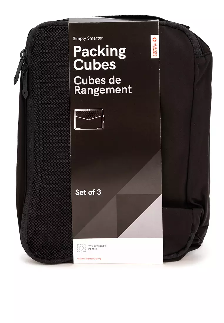 Packing Cubes Black (3 sets)