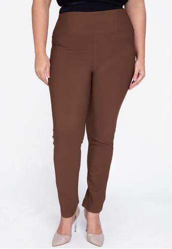 Curvy Plus Size Ottoman Jeggings Pants | ZALORA Philippines