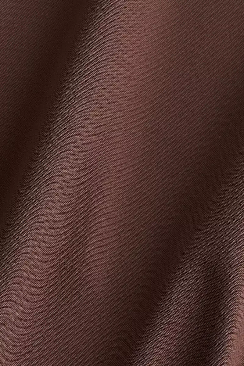 Long-sleeved microfibre top