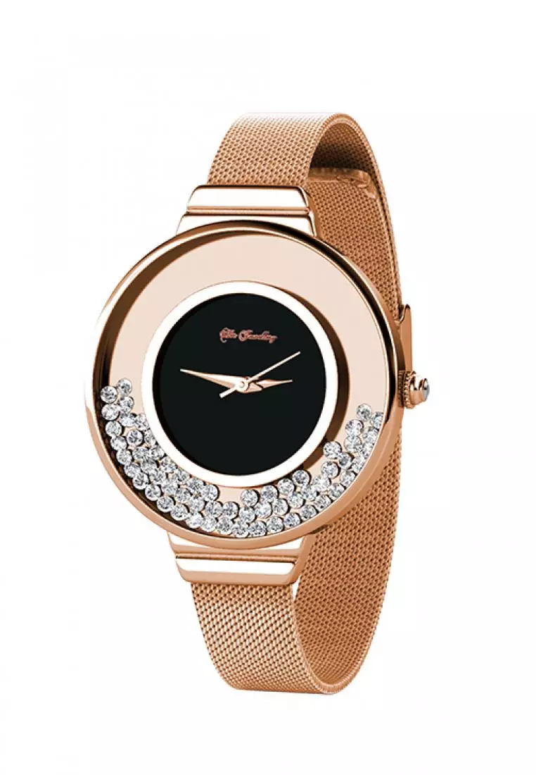 Jual Her Jewellery Crystaline Watch RG Jam Tangan Crystal Swarovski