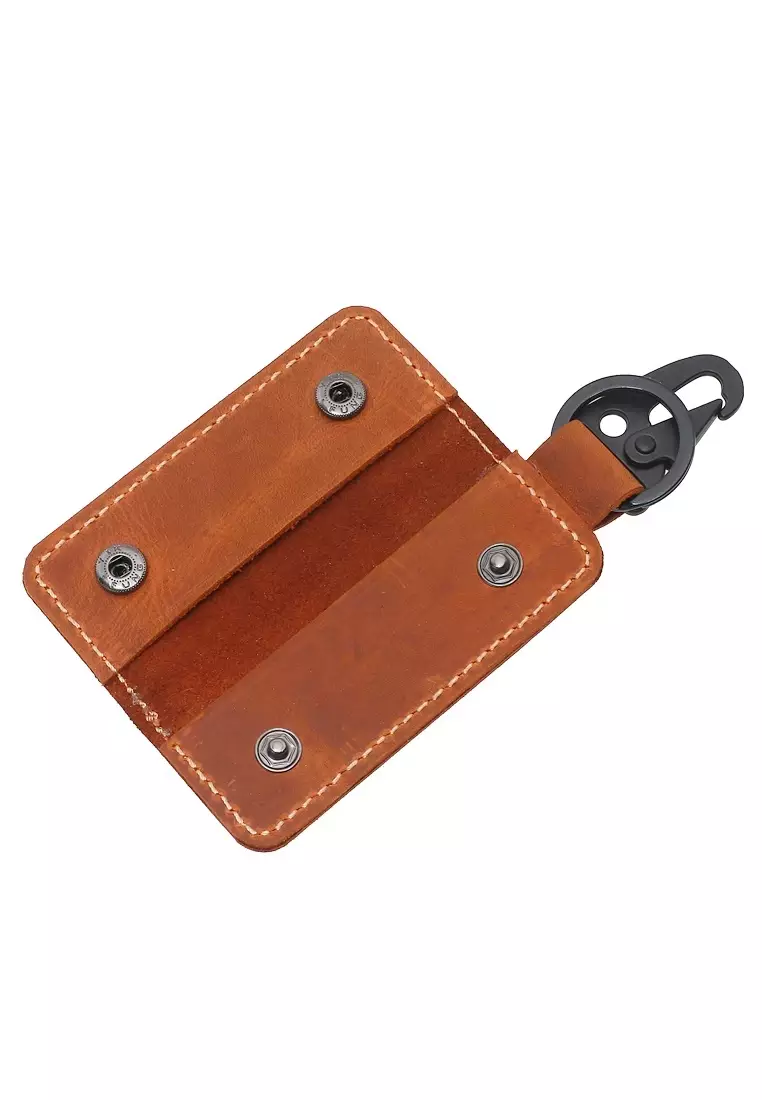 Elgreno Wallet STNK Gantungan Kunci Motor Mobil Handmade Material Genuine Leather 317 ORIGINAL - Tanch
