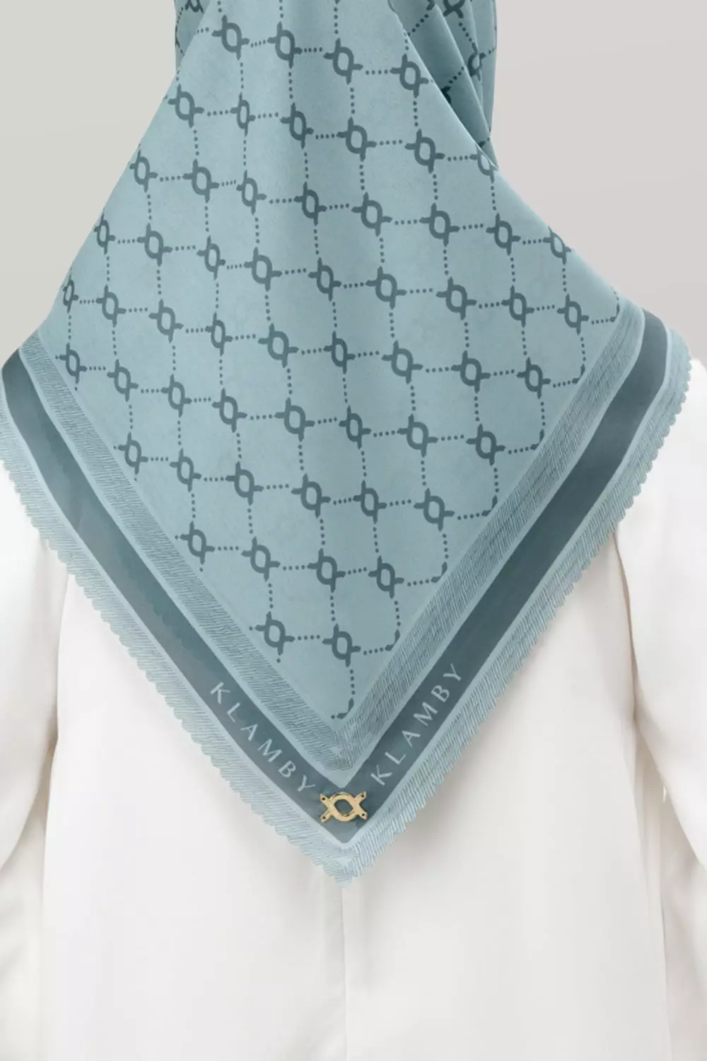 Klamby - Monogram Scarf London Edition Drizzle