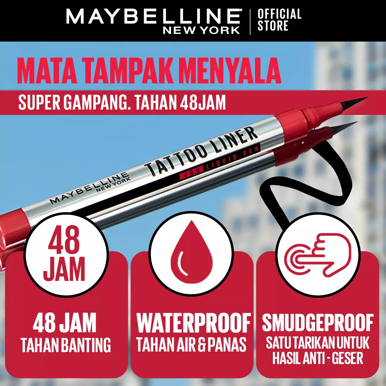 Maybelline Tattoo Liner 48H Liquid Pen