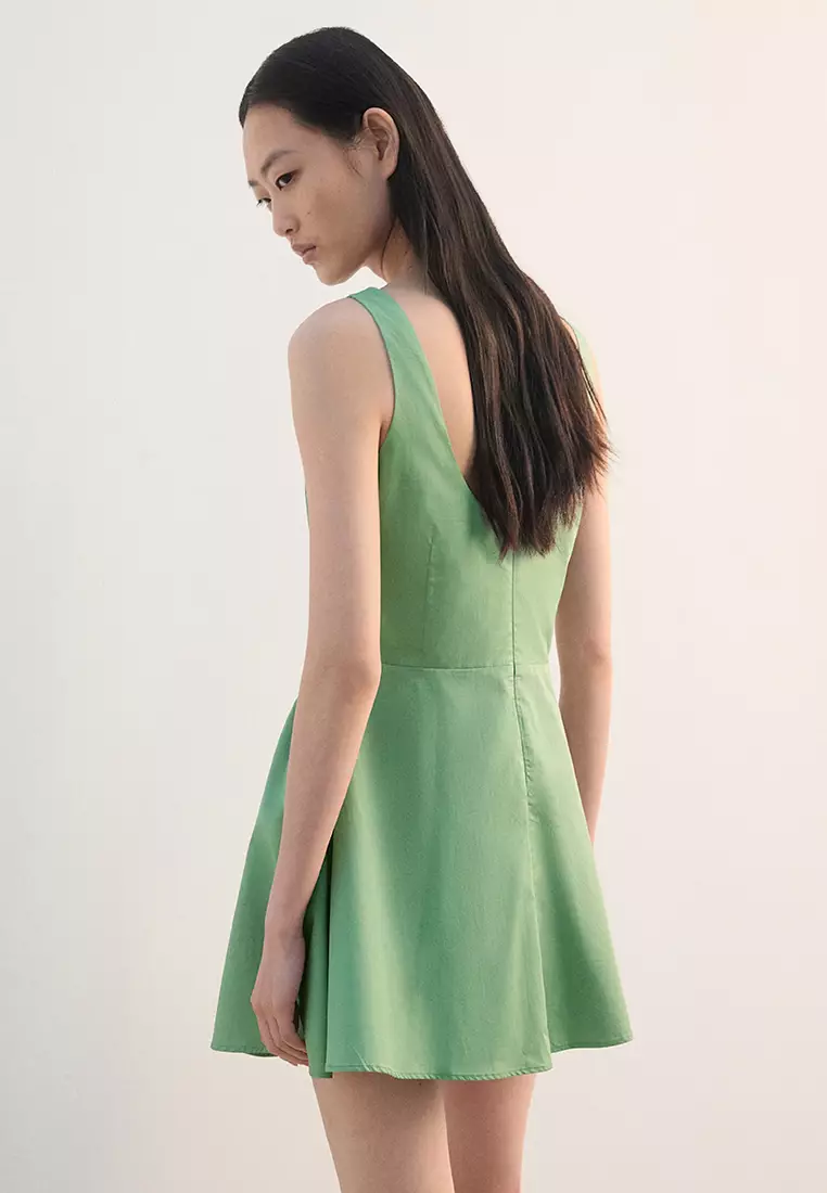 Flared Cotton Dress