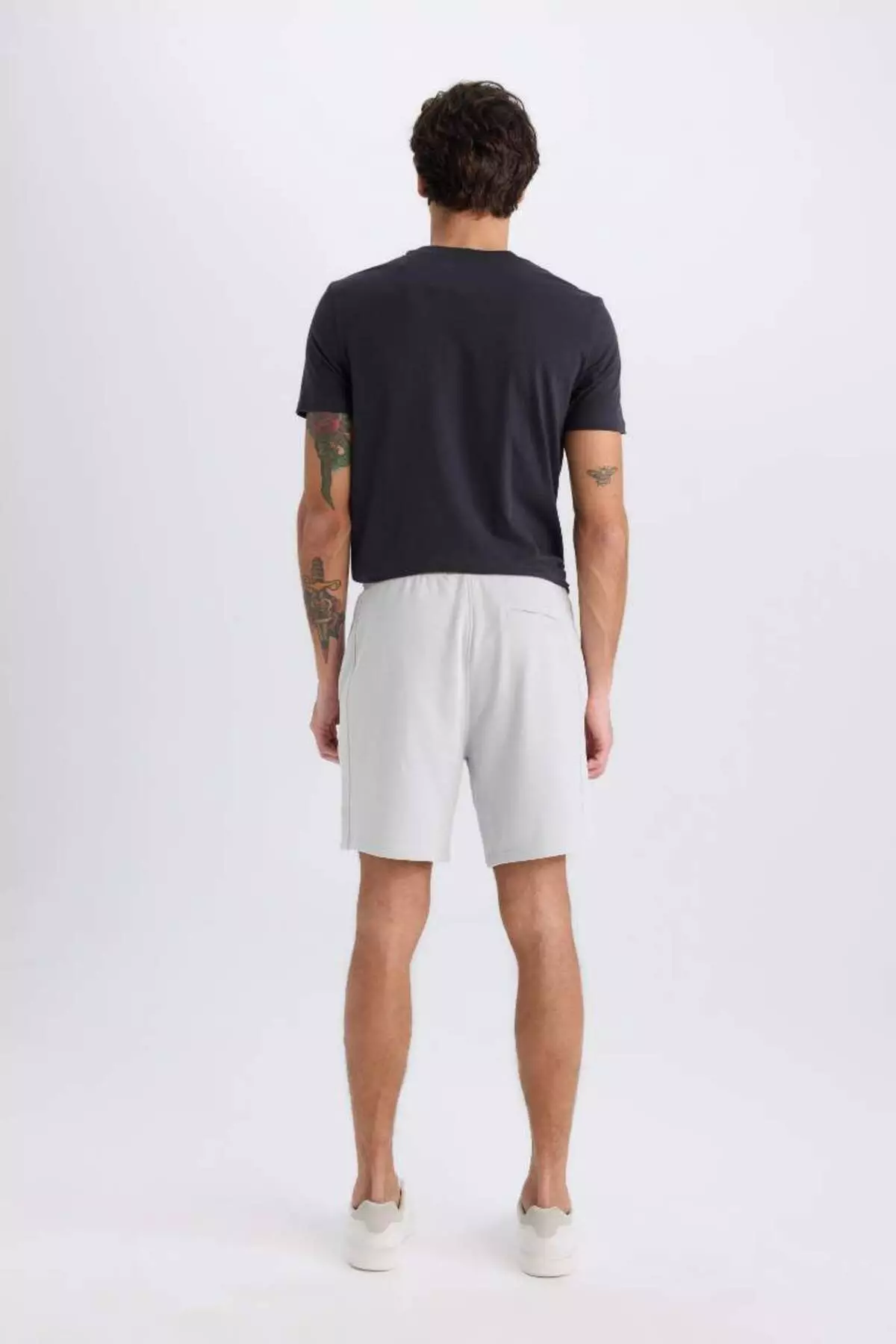 Regular Fit Straight Leg Basic Straight Shorts B8672Ax25Sp