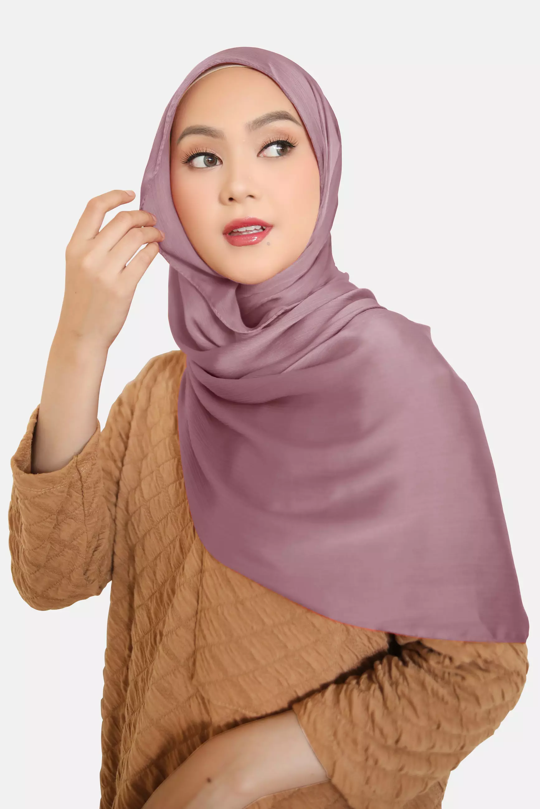 Cravima Silky Shawl | Hijab Pashmina - Orchid Velvet