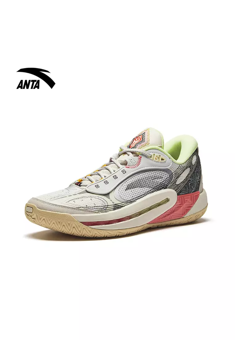 Discount on Anta  shoes - SKU: Shock Wave 6.0 (Shock The Game) Basketball Shoes in White