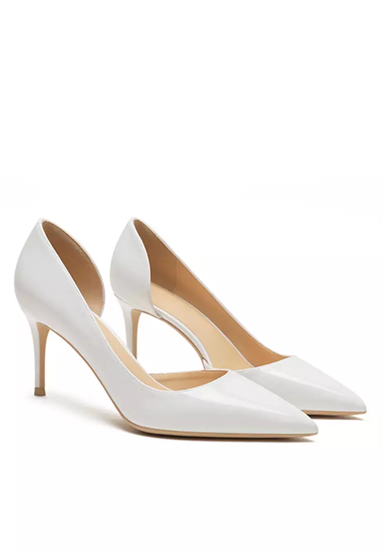 6CM Pointed Patent D'Orsay High Heel Shoes HZL164