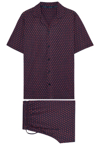 HOM navy GIENS Short Sleepwear 27BF1AAB17DB96GS_1