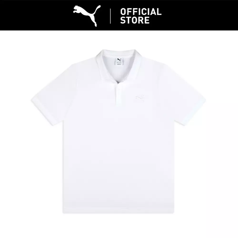 PUMA WARDROBE Essentials with Puma Logo Polo for Men