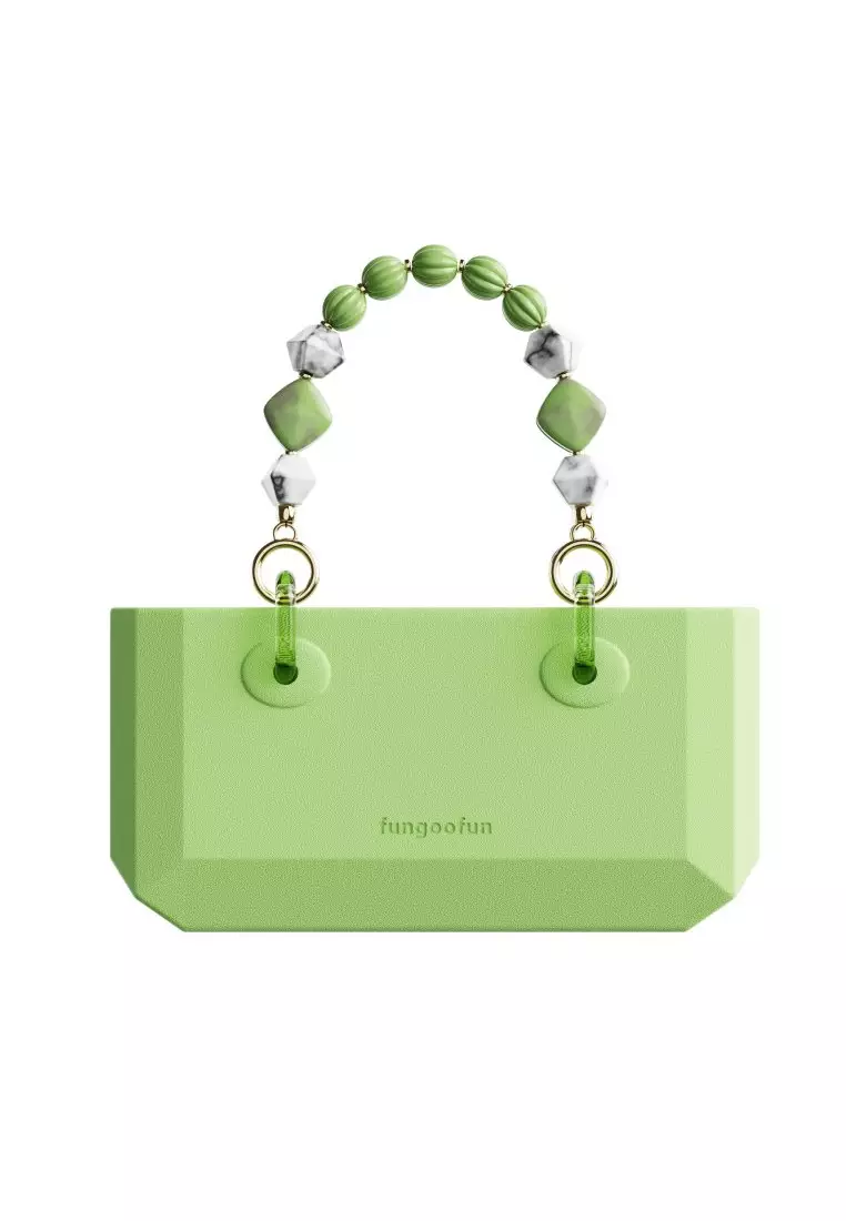 Fungoofun F538 EVA shoulder Hand Bag 11x22x6.6cm Green