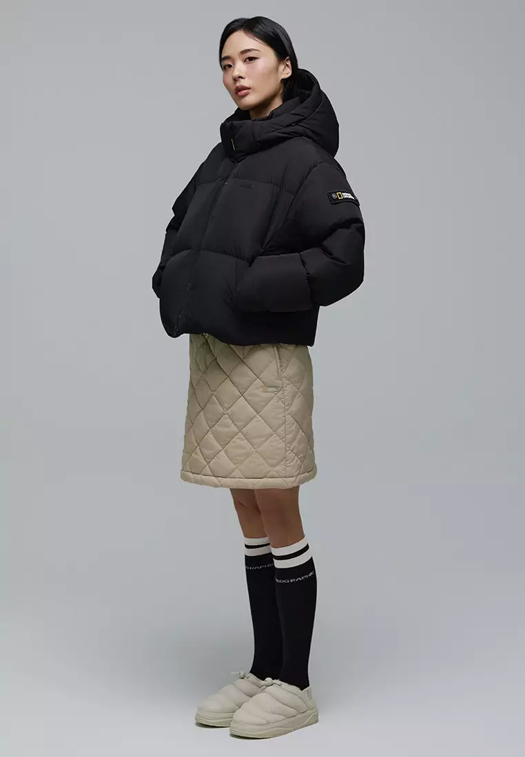 Women’s CAYMAN Detachable Hood Cropped Down Jacket