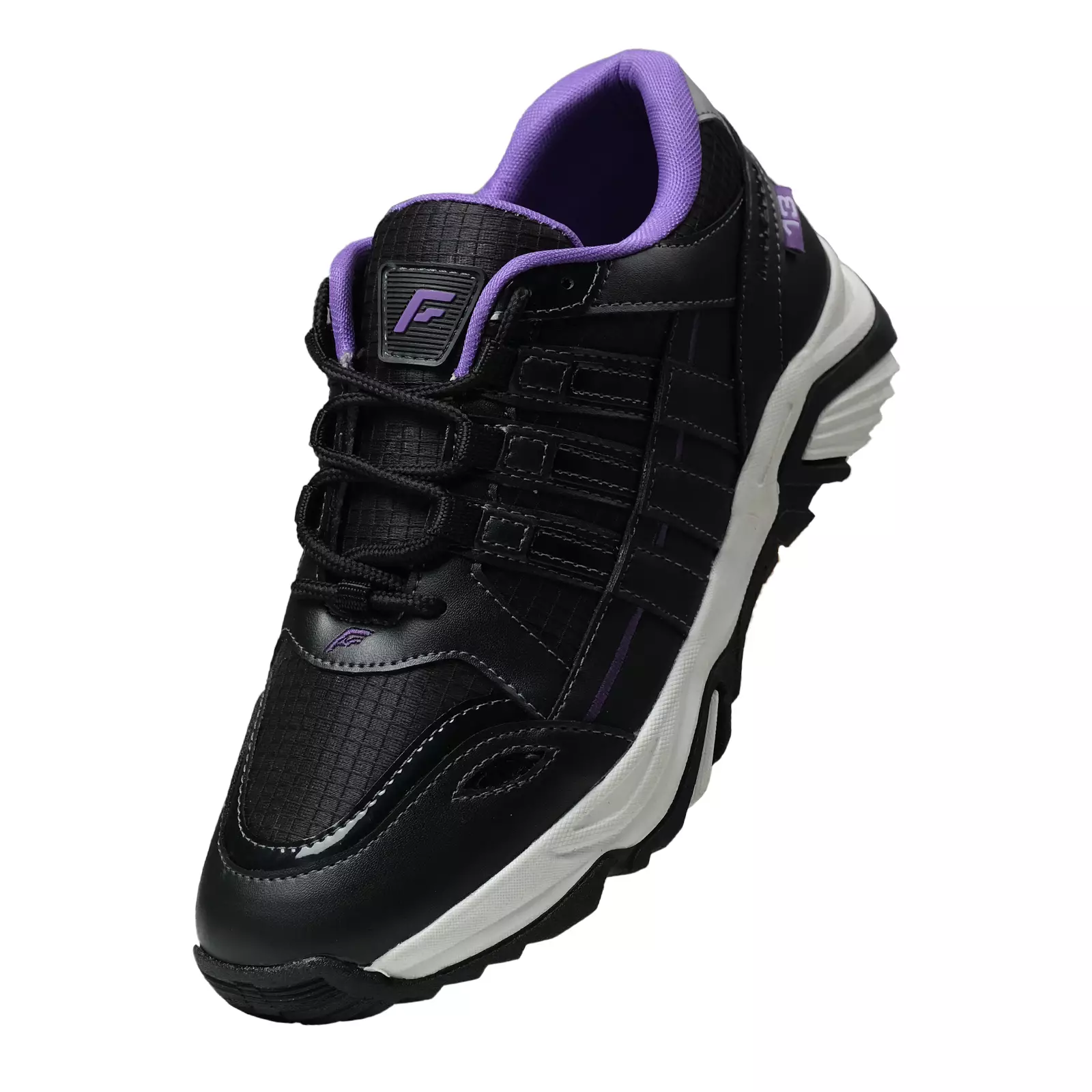 Footstep Footwear Sepatu Pria Sneakers Fusion Max 2000 Black Purple Original Shoes: