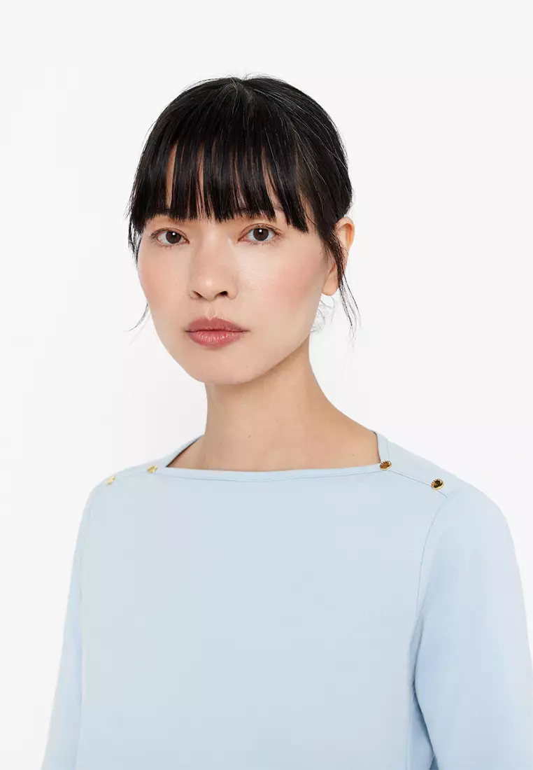 Basic Boat Neckline T-Shirt