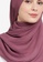 Hijabii purple Quin Pleated Chiffon Scarf in Purple B7EE0AA7781857GS_2