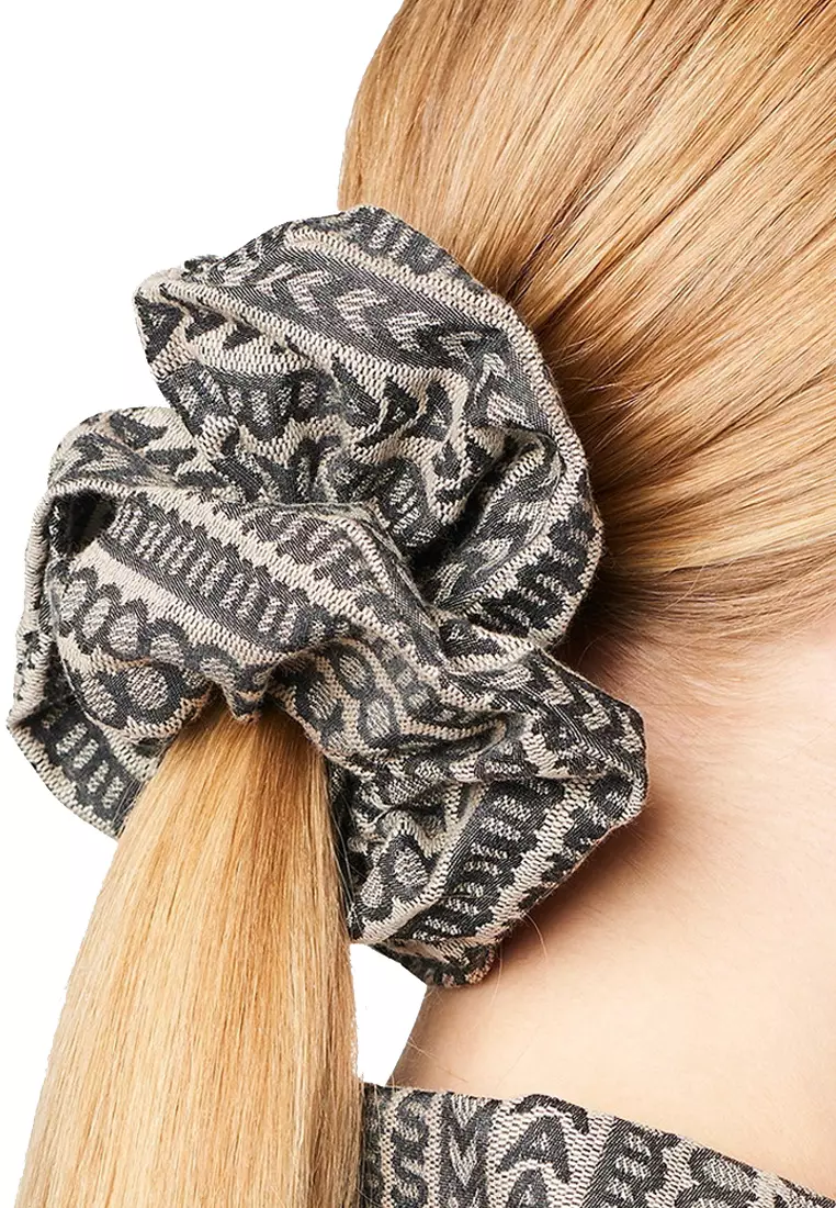 Monogram Jacquard Scrunchie in Natural Jacquard J509M03FA22