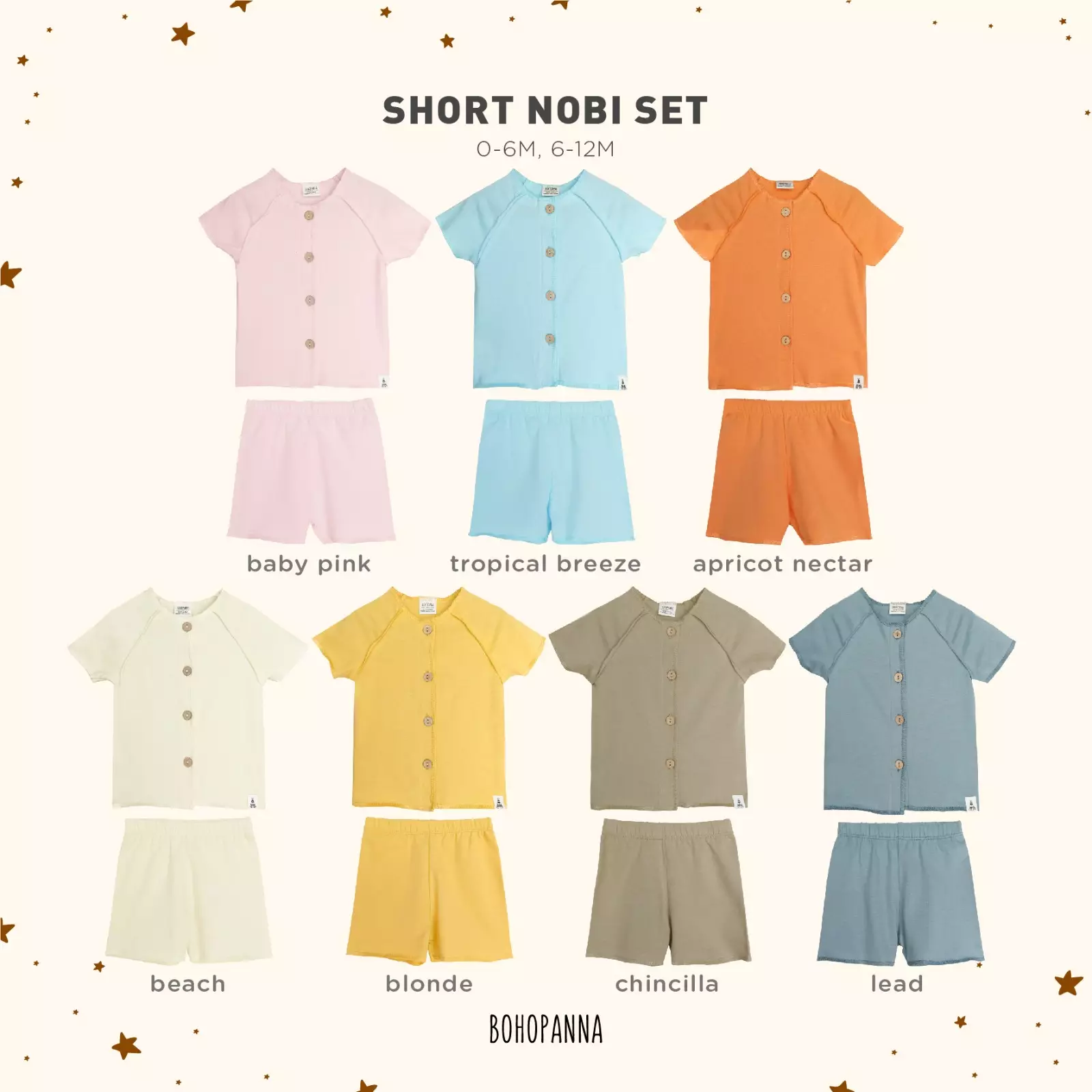 BOHOPANNA - SHORT NOBI SET - Setelan Anak