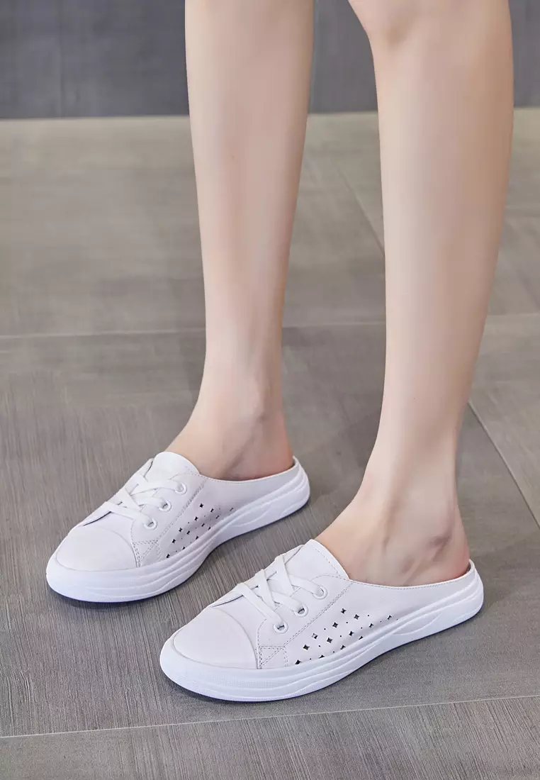 Cow Leather Breathable Slip-Ons RX2166