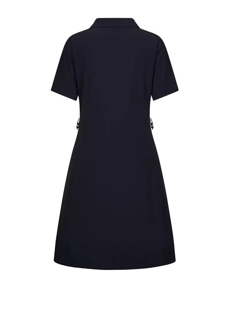 女裝 K-SWISS LOGO 半拉鏈 POLO 連身裙