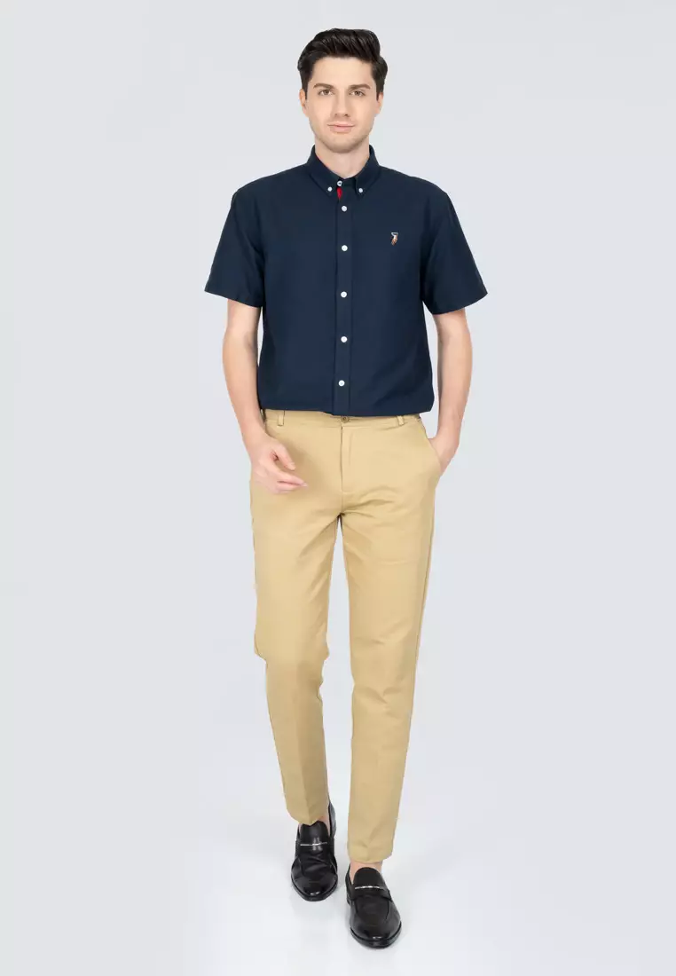 Polo Haus - Men’Cotton Plain Regular Fit Short Sleeve