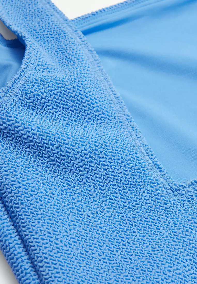 Textured Bow Tie Swimsuit