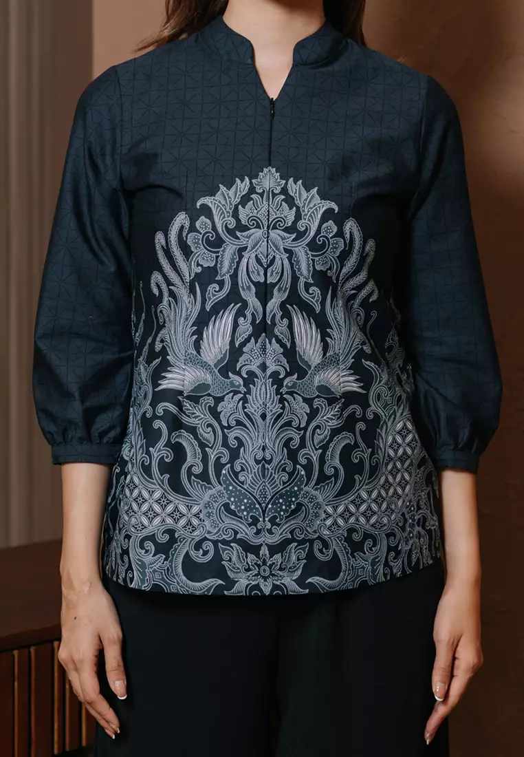 Hadinata Batik Wanita Superfine Blouse Ravina Rayden