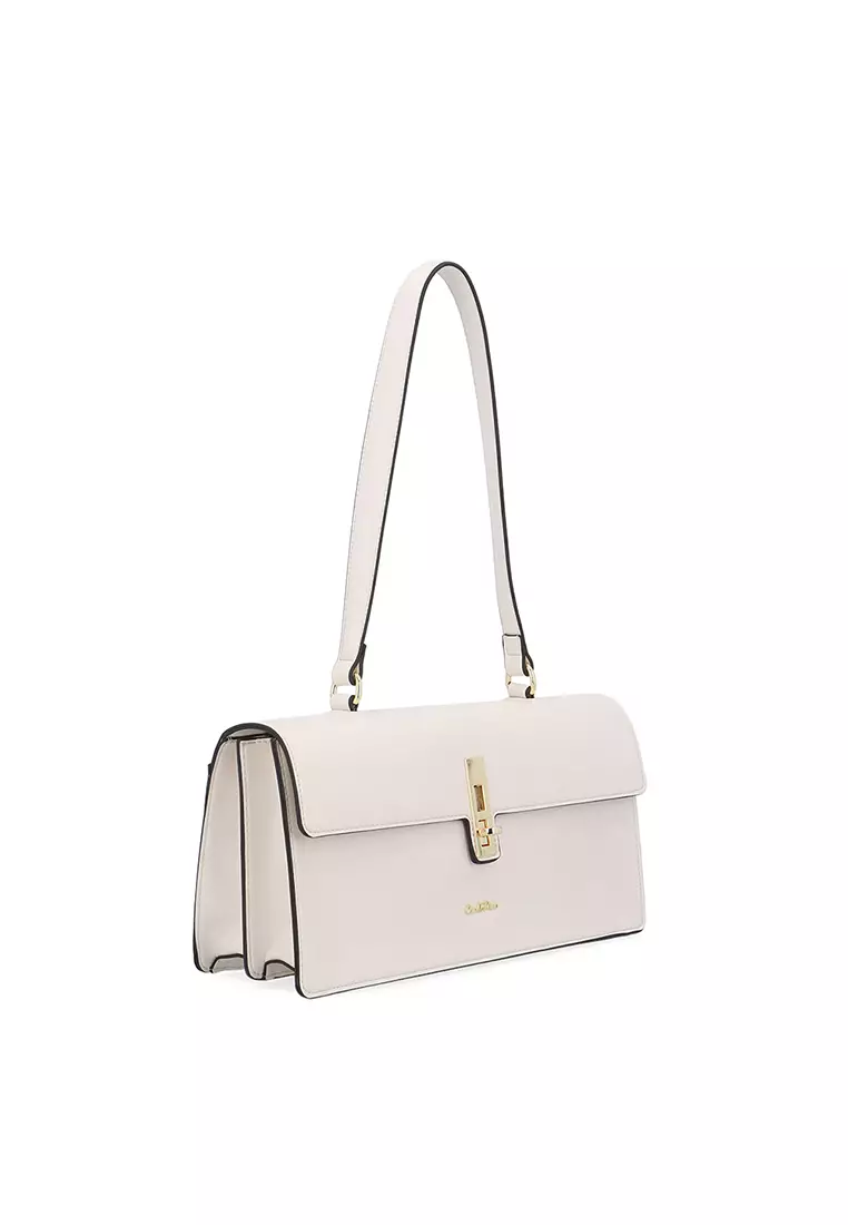 Maira Boxy Shoulder Bag - Beige